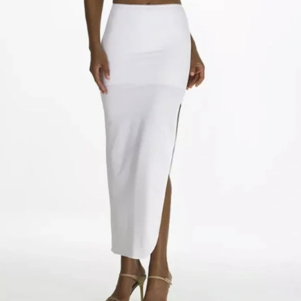David’s Bridal Dominique Full Length Slip Skirt White | Large